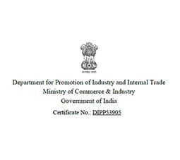 Recognized by Startup India (DPIIT)